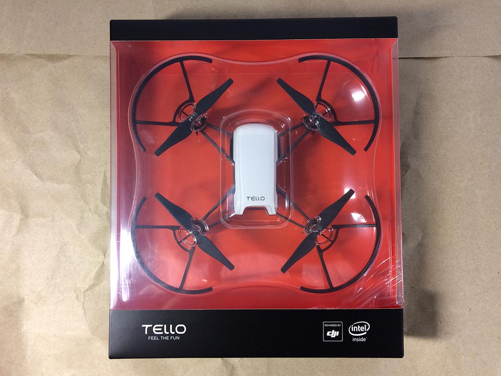 DJI ドローン TELLO パッケージです
